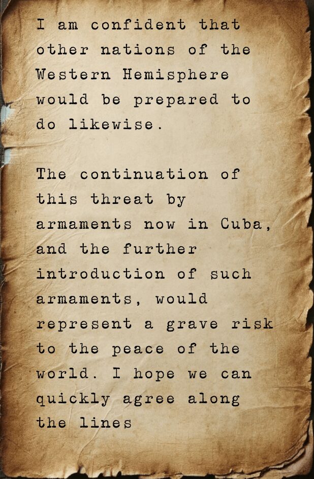 JFK's Letter That Ended the Cuban Missile Crisis 4